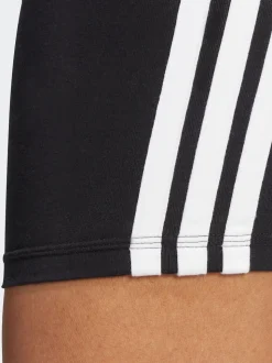 adidas Black 3 Stripe Bike Shorts