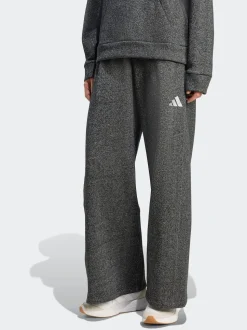 adidas Black ALL SZN Holiday Glitter Fleece Loose Joggers