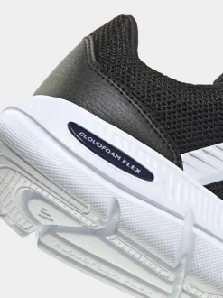 adidas Black Cloudfoam Flex Laces Trainers