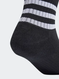 adidas Black 3-Stripes Cushioned Sportswear Low Cut Socks 3 Pack
