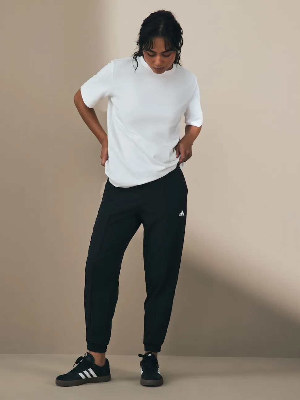 adidas Black Train Essential Joggers