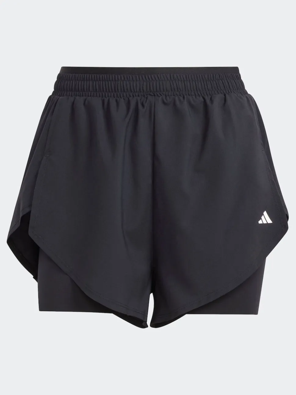 adidas Black Training 2-In-1 Shorts