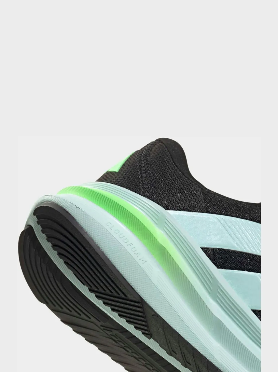 adidas Black/Green Galaxy 7 Trainers