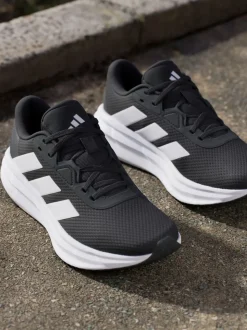 adidas Black/White Galaxy 7 Trainers