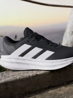 adidas Black/White Galaxy 7 Trainers