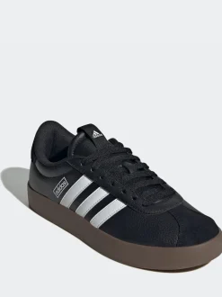 adidas Black/White VL Court 3.0 Trainers