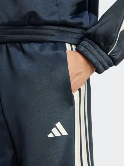 adidas Blue Stadium Loose Fit 3-Stripes Trackpant Trousers