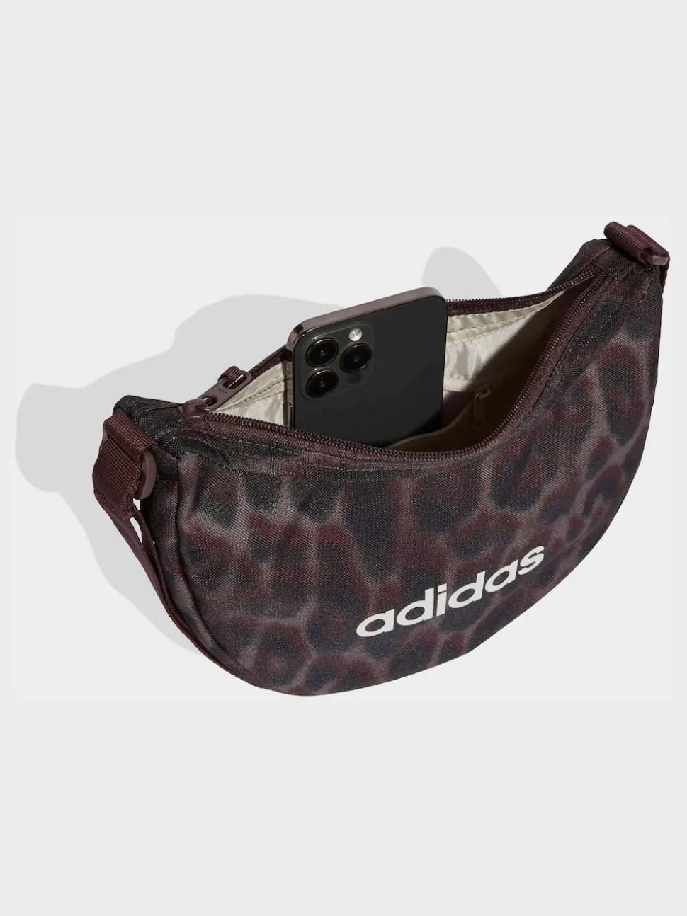 adidas Brown Linear Essentials Shoulder Bag