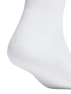 adidas Dove White 3 Pack Cushioned Crew Socks