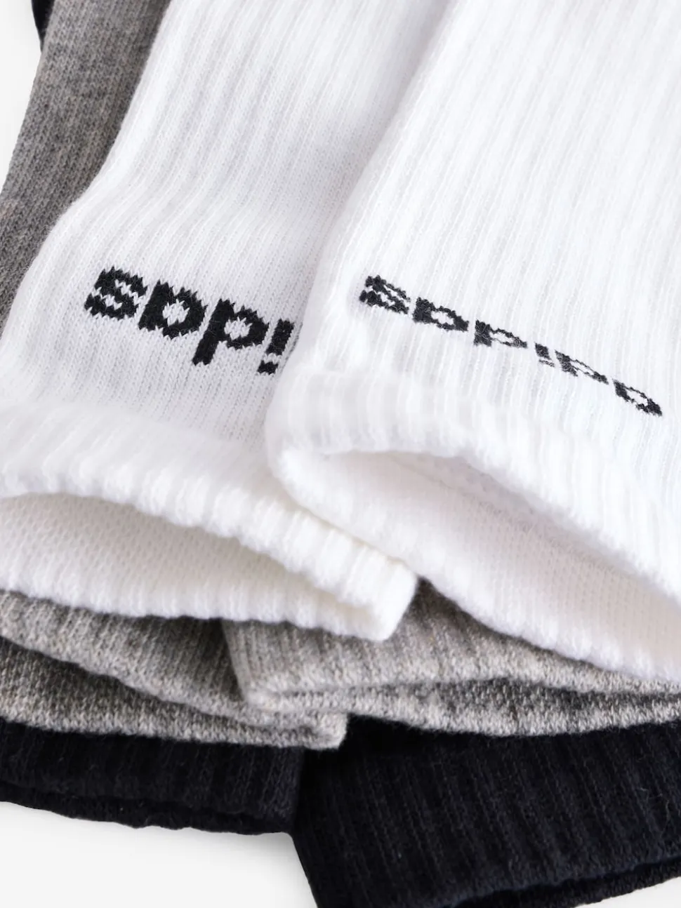 adidas Grey Linear Crew Cushioned Socks 3 Pack
