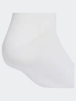 adidas Grey Thin Light Sportswear Ankle Socks 3 Pack