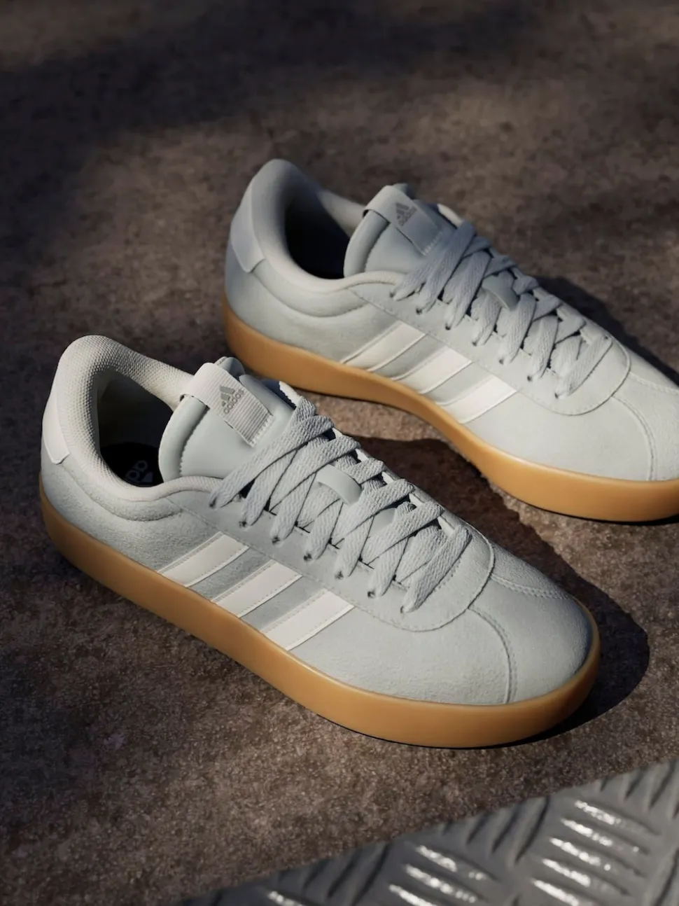 adidas Grey VL Court 3.0 Trainers