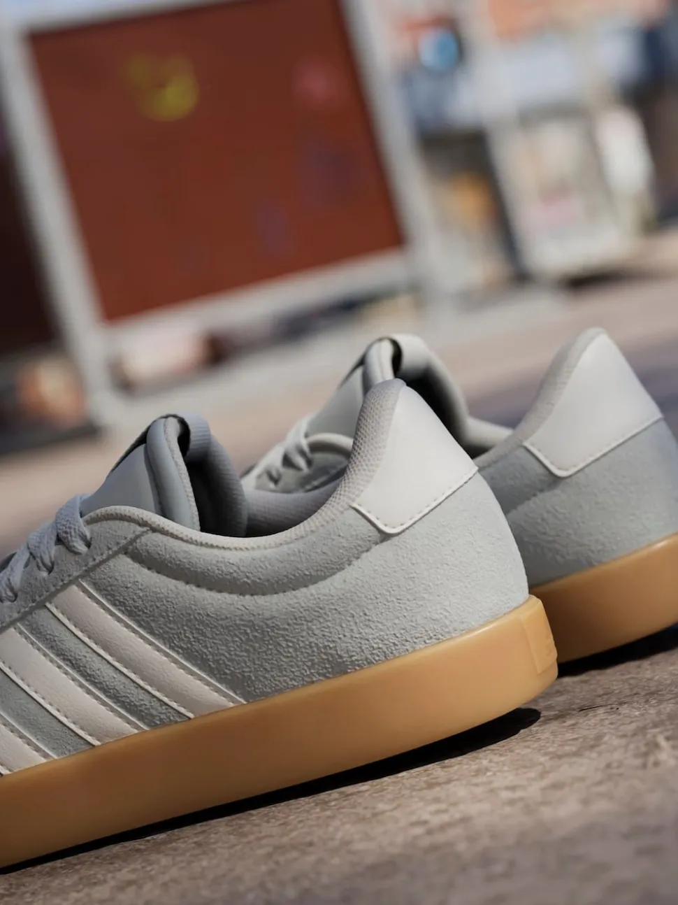 adidas Grey VL Court 3.0 Trainers