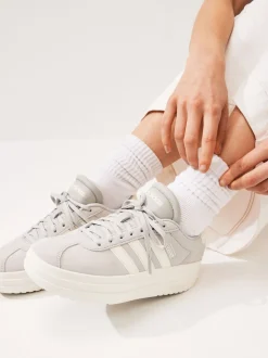 adidas Grey VL Court Bold Trainers
