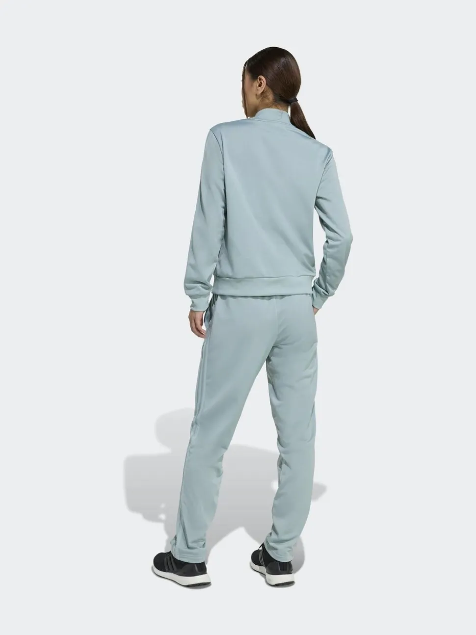 adidas Light Green Essentials 3-Stripes Tracksuit