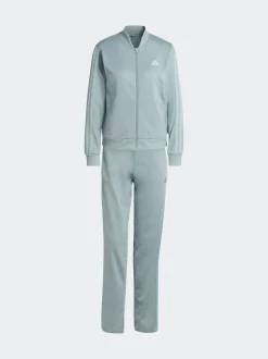 adidas Light Green Essentials 3-Stripes Tracksuit