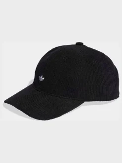 adidas Originals Black Corduroy Baseball Cap