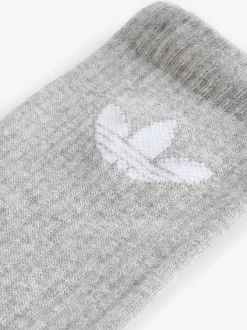adidas Originals Black Trefoil Crew Socks 6 Pack