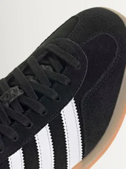 adidas Originals Black/White Gazelle Indoor Trainers