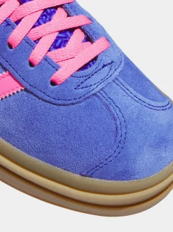adidas Originals Blue/Pink Gazelle Bold W Trainers
