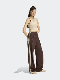 adidas Originals Brown/Cream Firebird Loose Trousers