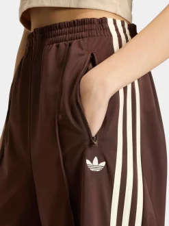 adidas Originals Brown/Cream Firebird Loose Trousers