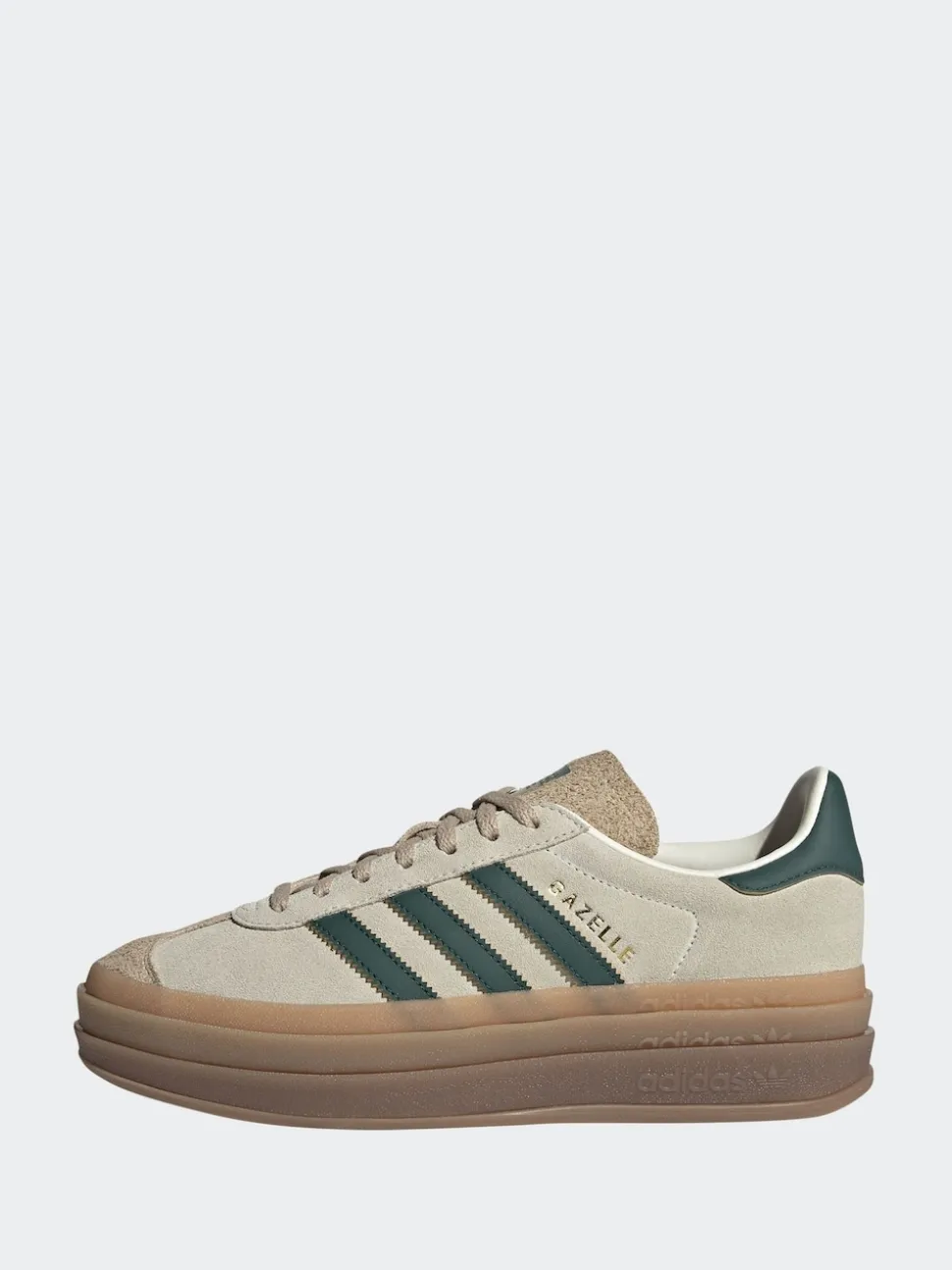 adidas Originals Brown/Green Gazelle Bold W Trainers