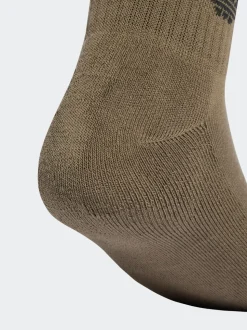 adidas Originals Green Mid Ankle Socks 3 Pack