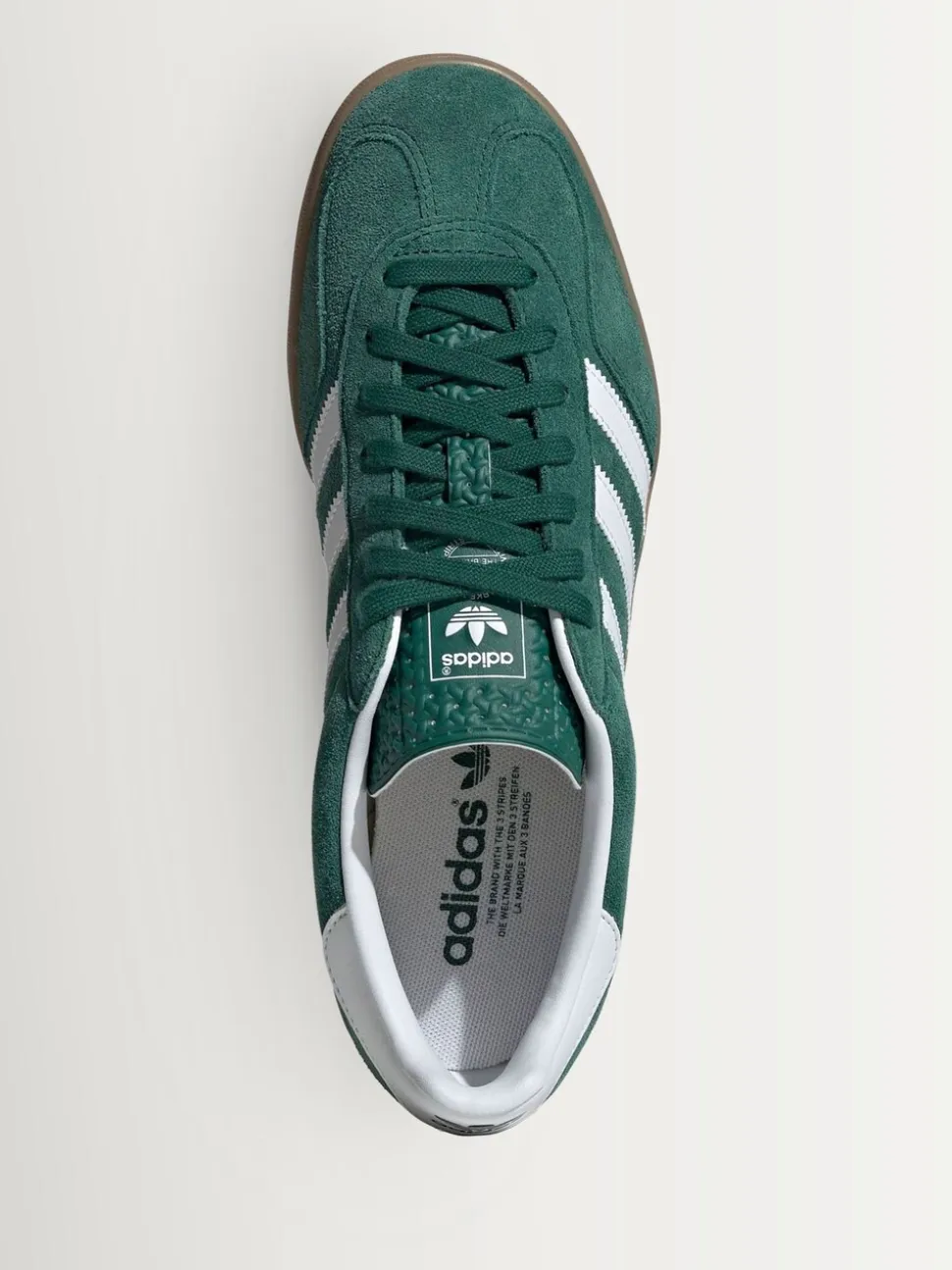 adidas Originals Green/White Gazelle Indoor Trainers