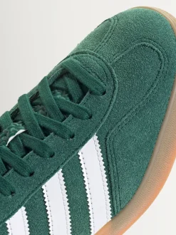 adidas Originals Green/White Gazelle Indoor Trainers
