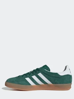 adidas Originals Green/White Gazelle Indoor Trainers