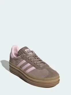 adidas Originals Light Brown Gazelle Bold W Trainers
