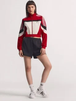 adidas Originals Red Blocking Regular Fit Track Jacket