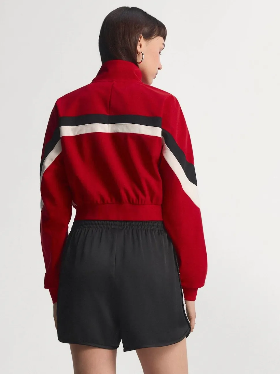 adidas Originals Red Blocking Regular Fit Track Jacket