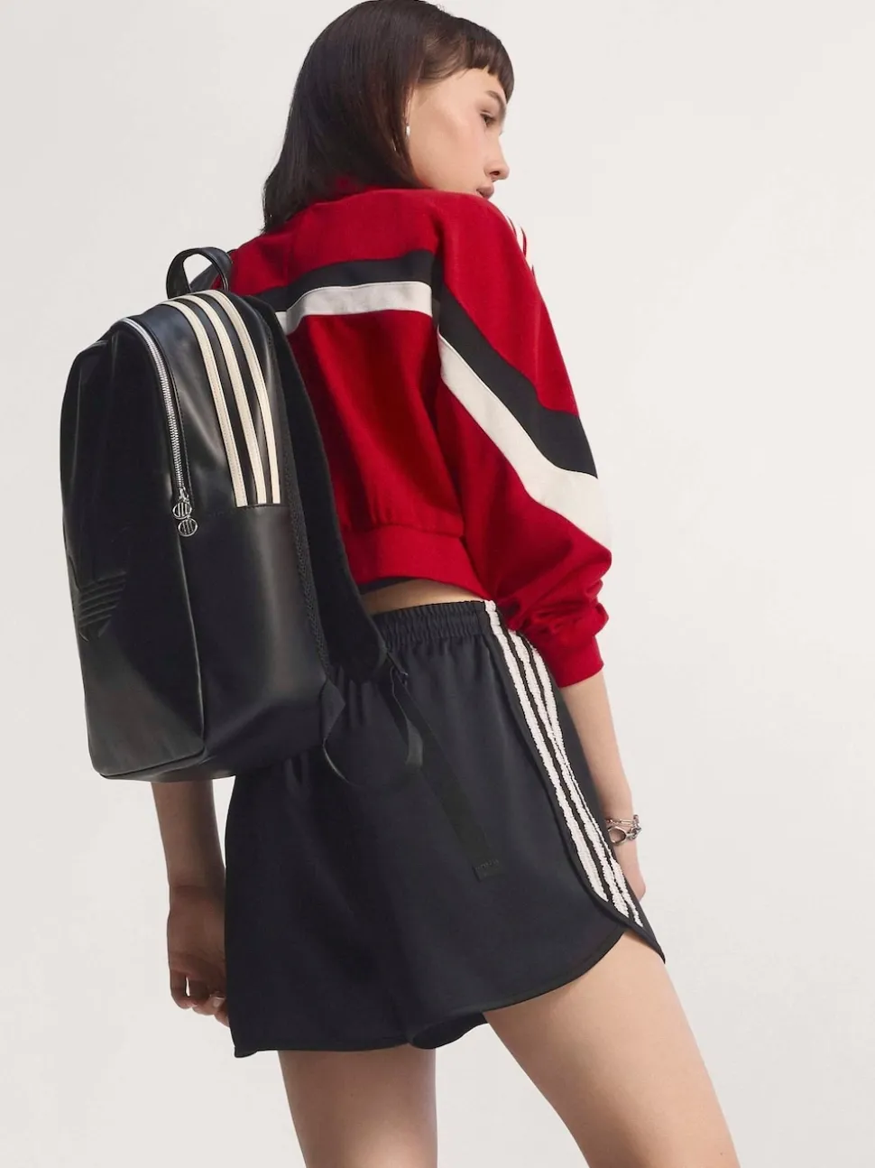 adidas Originals Red Blocking Regular Fit Track Jacket