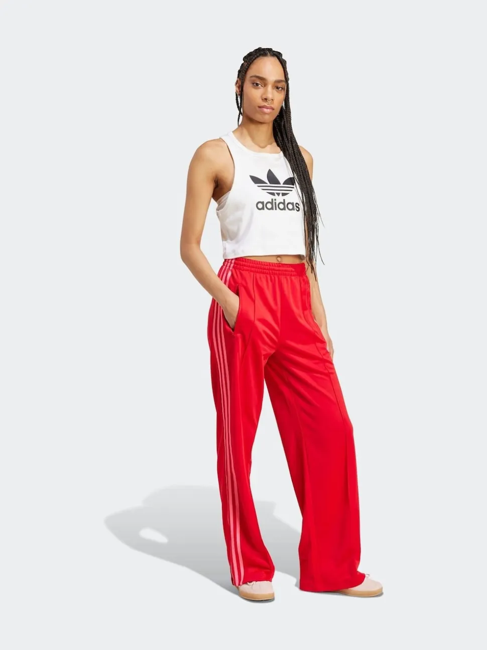 adidas Originals Red Firebird Loose Track Pant Trousers