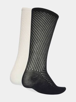 adidas Originals White Crochet Crew Socks 2 Pack