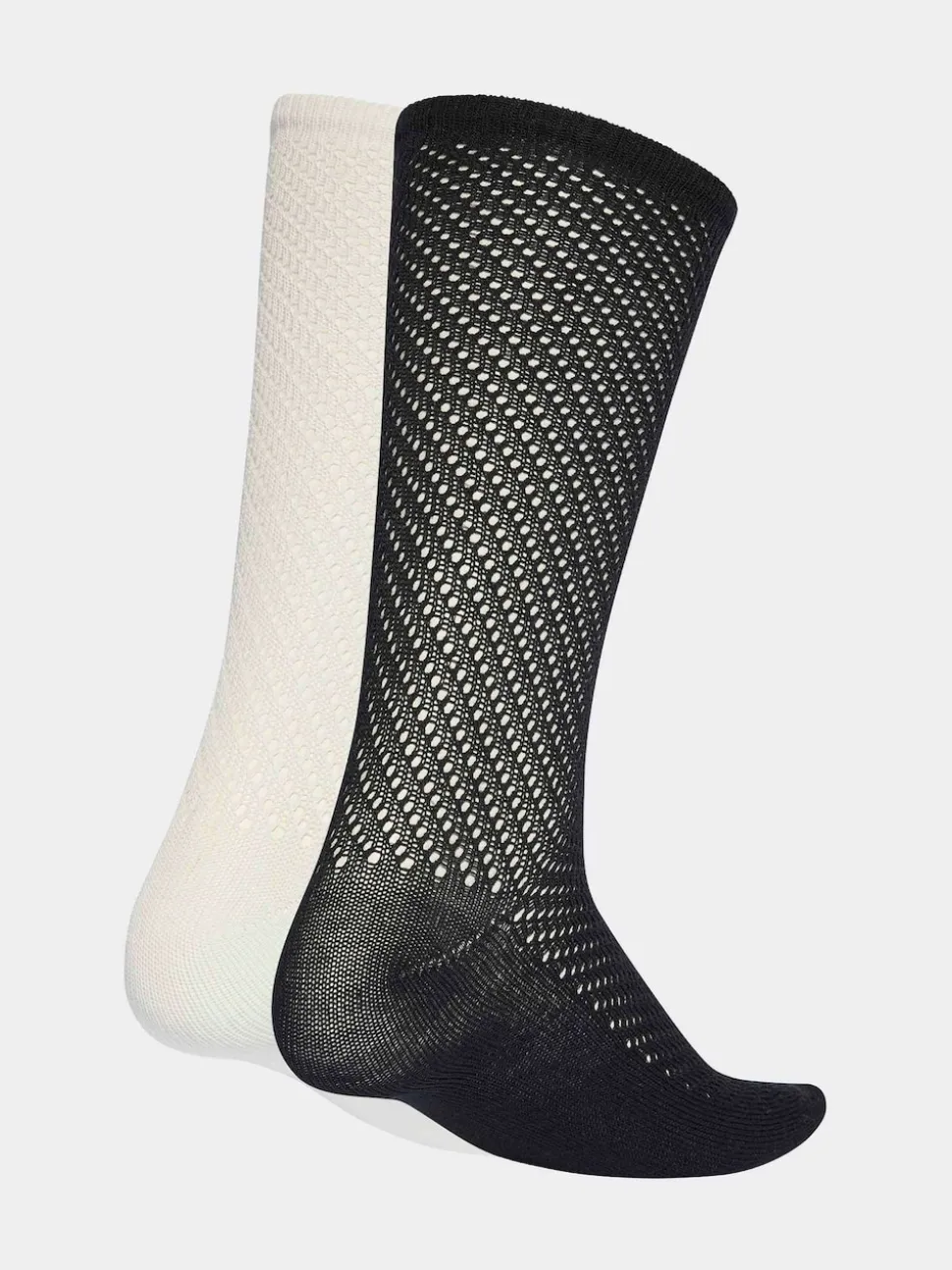 adidas Originals White Crochet Crew Socks 2 Pack