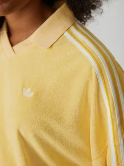 adidas originals Yellow Towel V-Neck Top