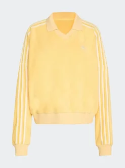 adidas originals Yellow Towel V-Neck Top