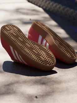 adidas Red Dark VL Court 3.0 Trainers