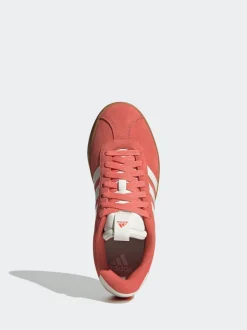 adidas Red Dark VL Court 3.0 Trainers