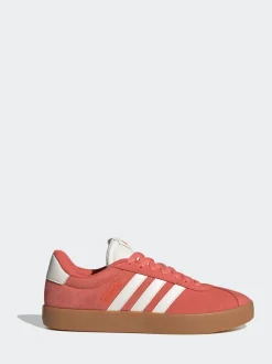 adidas Red Dark VL Court 3.0 Trainers