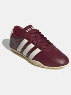 adidas Red/White Grand Court Lo Trainers