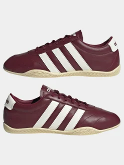 adidas Red/White Grand Court Lo Trainers