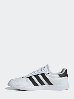 adidas White / Black Breaknet Sleek Trainers