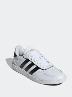 adidas White / Black Breaknet Sleek Trainers