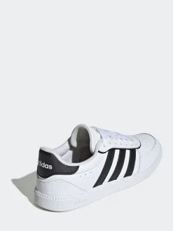adidas White / Black Breaknet Sleek Trainers