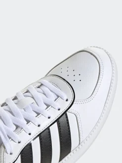 adidas White / Black Breaknet Sleek Trainers