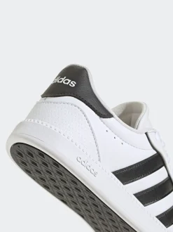 adidas White / Black Breaknet Sleek Trainers